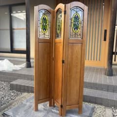 [楓] ステンドグラス　パーテーション　衝立　間仕切り m18625376707_1.jpg?1758963282