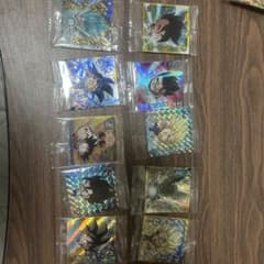 ドラゴンボール 超戦士シールウエハース 未開封、未使用、傷なし 10枚セットのサムネイル