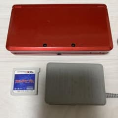 ニンテンドー3DS レッド 本体 充電器付きのサムネイル