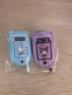 サンリオキャラクターズ ガラケー風ミラーチャーム 2個セットのサムネイル
