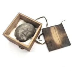 仏頭 石仏 地蔵 時代 箱付き - メルカリ