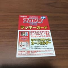 Calbee 2025 プロ野球チップス ラッキーカードのサムネイル