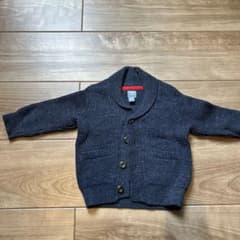 babyGap ショールカラー カーディガン ネイビー 80のサムネイル