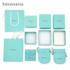 美品 TIFFANY & Co. ティファニー 空箱・保存袋・ショッパーセット
