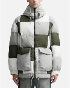 新品 sacai 23-03217M パッチワークダウンジャケット - メルカリ