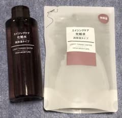 MUJI 無印良品 エイジングケア化粧水・高保湿タイプ　本体＆リフィル セットのサムネイル
