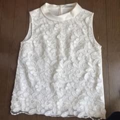 sortie mieux 刺繍ホワイトノースリーブのサムネイル