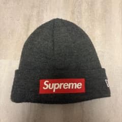 Supreme ニット帽 ビーニー グレーのサムネイル