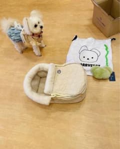 HARRYS PET バシネット クリームアイボリー 初回限定ベアピロー付き美品 HARRYS PET バシネット クリームアイボリー 初回限定ベアピロー付き美