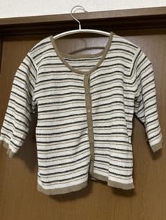 【Kastane】ストライプ 五分袖 トップスのサムネイル