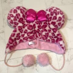 ディズニー　ファンキャップ　ヒョウ柄　ミニーのサムネイル