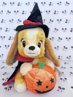 ディズニーストア　わんわん物語　ハロウィン　カボチャ　レディ　ぬいぐるみ ディズニーストア わんわん物語 ハロウィン カボチャ レディ