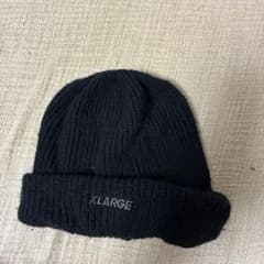 XLARGE ブラック ニット帽 ONE SIZEのサムネイル