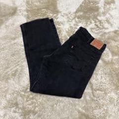 リーバイスLevi's569 ブラックデニム　縦落ち　コロンビア製　W38