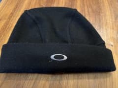 Thumbnail of 希少 赤タグ OAKLEY オークリー ニット帽 ビーニー ブラック（１）