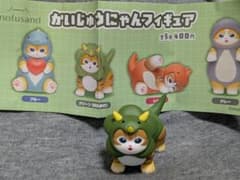 mofusand かいじゅうにゃんフィギュア グリーンのサムネイル