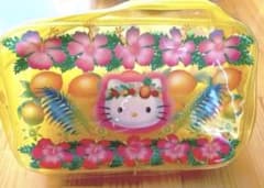 激レア】2001年 トロピカルハイビスカス ハローキティクリアポーチ平成