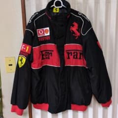 Ferrari フェラーリ レーシングジャケット ブラックのサムネイル