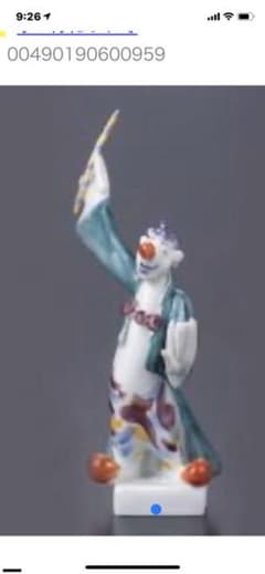 マイセンフィギュア手びねり人形ピエロのサムネイル