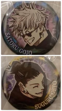 ☆ Jujutsu Kaisen Combo Set Can Badge　Satoru Gojo　Summer Oil Jie