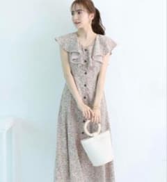 Rural Nature フラワープリント ロングワンピース☆美品のサムネイル