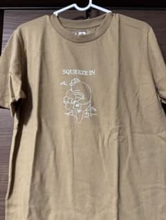ブラウン Tシャツ Mサイズ SQUEEZE INのサムネイル