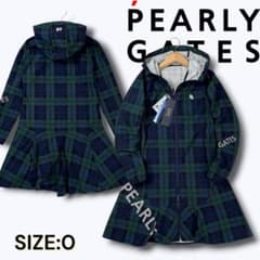 ヨ*チ様 新品タグ付 0 パーリーゲイツ TEXBRIDシワ防止 ワンピース 定 0 パーリーゲイツ 定価4.8万 シワ防止 ワンピース チェック柄