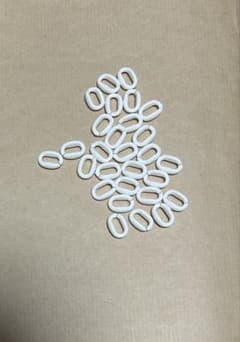 プラスチック製 チェーンパーツ 連結用 アイボリー