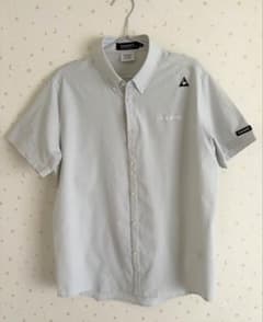 【美品】ルコック ゴルフ 半袖シャツ メンズ 3Lボタンダウン 吸汗速乾のサムネイル