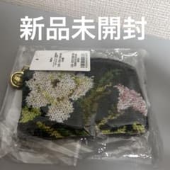 【新品未開封】フェイラー FEILER ミニポーチ グレー フラワーのサムネイル