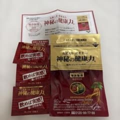 金氏高麗人参 神秘の健康力 90粒＋サンプル三粒✖️3袋のサムネイル