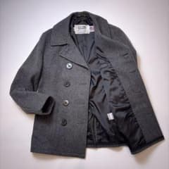 未使用級 ショット 740N USA製 ダブルピーコート 上野商会 グレー 未使用級 ショット 740N USA製 ダブルピーコート 上野商会 グレー