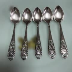 silver スプーン 大阪ロータリークラブ銀製スプーンシルバー950 5本