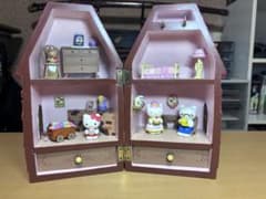 希少！ 加藤工芸 ハローキティ ハウス キーチェインボックス キティの