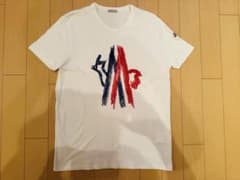 み*な様 【美品】MONCLER 刺繍Tシャツ L ホワイト 雄鶏ロゴ ワッペンのサムネイル