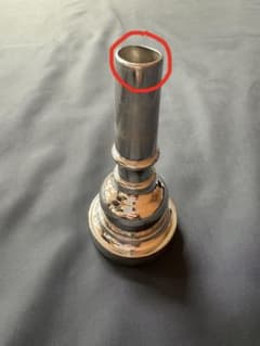 ハモンドデザイン ユーフォニウム用マウスピース 12ML ロジウムメッキ加工 ハモンドデザイン ユーフォニウム用マウスピース 12ML ロジウムメッキ