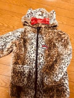 AMAPヒョウ柄コート120のサムネイル