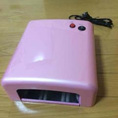 ジェルネイル☆UVランプ ピンク 箱付きのサムネイル