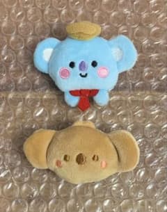 BT21 봉제인형 배지 패밀리 마트 한정 KOYA 2종 세트