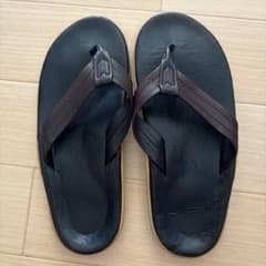 ISLAND PRO 黒 ビーチサンダル 9のサムネイル