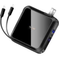 モバイルバッテリー 15000mAh 大容量 折り畳みプラグ 急速充電コンセントのサムネイル