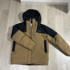 Columbia ダウンジャケット XL ブラウン ブラック - メルカリ