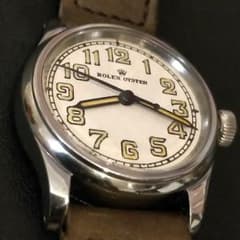 Final overhauled Rolex Oyster antique watch.