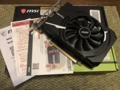 値下げ　MSI GEFORCE GTX 1650 GDDR6のサムネイル
