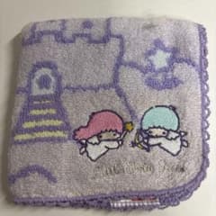 リトルツインスターズ キキララ ミニタオル ハンカチ