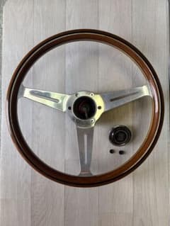 NARDI クラシック ウッドステアリング 本体 昭和レトロのサムネイル