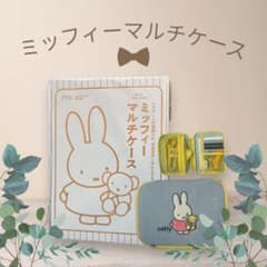 新品未開封】ゼクシィ付録 ミッフィー マルチケース ポーチ 8ポケット
