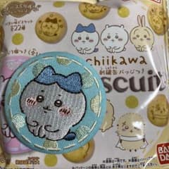 ちいかわ　刺繍缶バッジ　ハチワレのサムネイル