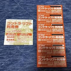 ゴンドラ・リフト利用券　2021-2022 いわてウインターリゾートスキー場共通のサムネイル