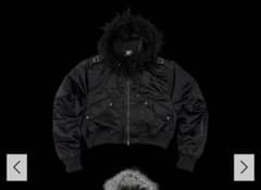 Rosen Kreuz CROPPED 2WAY FUR HOOD MA-1 - メルカリ